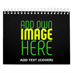 CALENDRIER MODÈLE DE TEXTE D'IMAGE NOIRE SIMPLE ET MODERNE