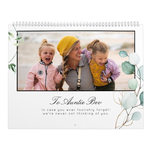 Calendrier Modèle photo Greenery Auntie ID931 (Protection)