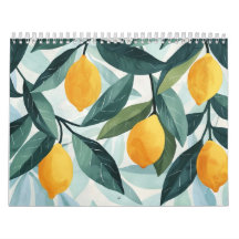 Modern Scandinavian Floral Fruit | Folk Art Wall