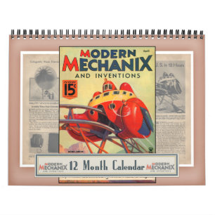 Calendrier moderne de Mechanix et d'inventions