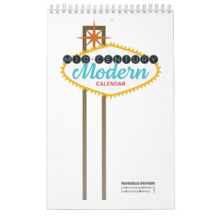 Calendrier Moderne du Milieu du Siècle