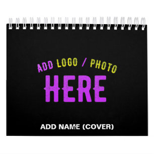 CALENDRIER MODERNE ET MODERNE PERSONNALISABLE NOIR VÉRIFIÉ