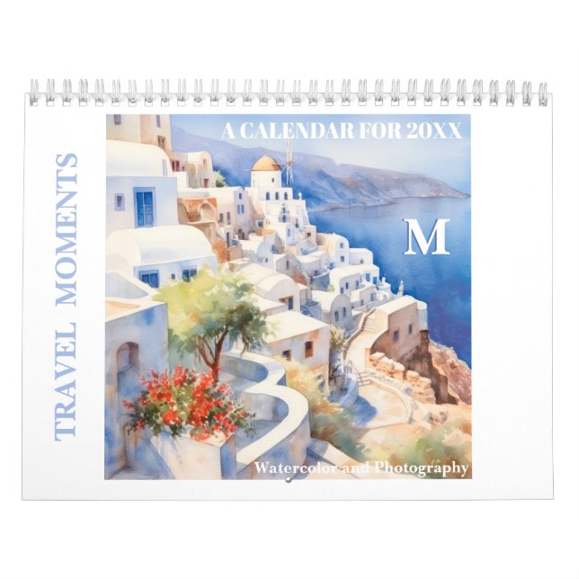 Calendrier Moments de voyage pittoresques pittoresques 20XX (Protection)