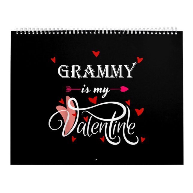 Calendrier Mon Grammy Est Ma Saint Valentin |Petit-fils de la (Protection)