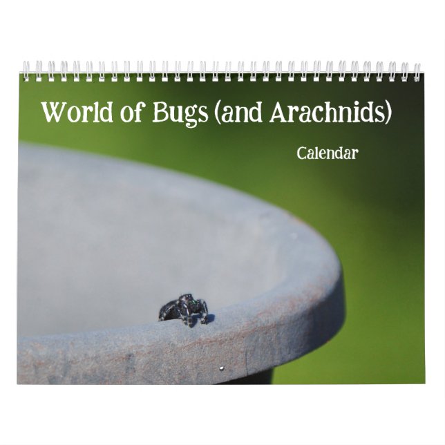 Calendrier Monde de Bugs et Arachnids Déplaisant Crawly (Protection)