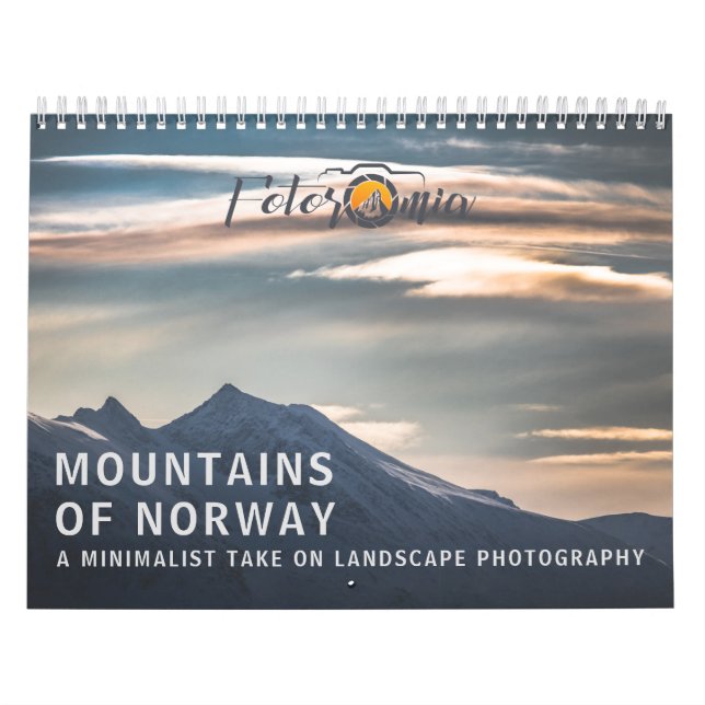 Calendrier Montagnes de Norvège 2026 (Protection)