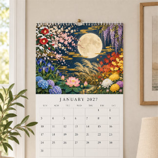 Calendrier Moonlit Japanese Botanical Calendar