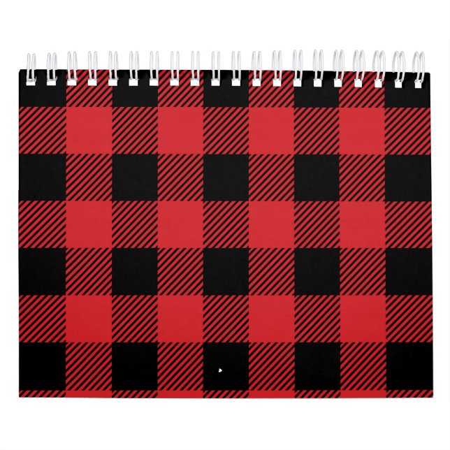 Calendrier Motif classique de plaid de contrôle de Buffalo de (Protection)