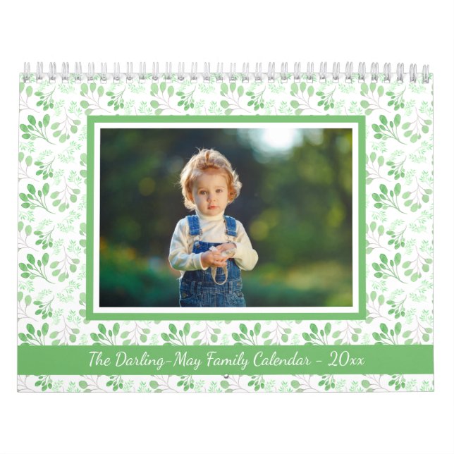 Calendrier Motif photo de famille personnalisé 2023 (Protection)