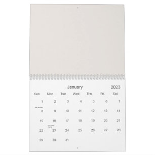 Calendrier Motif sans couture colorée avec des éléphants mign