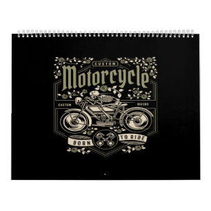 Calendrier moto né à conduire