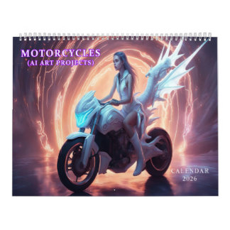 Calendrier Motorcycles AI Art