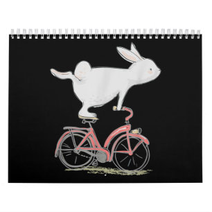 Calendrier Moulin De Lapin Sur Vélo À Vélo