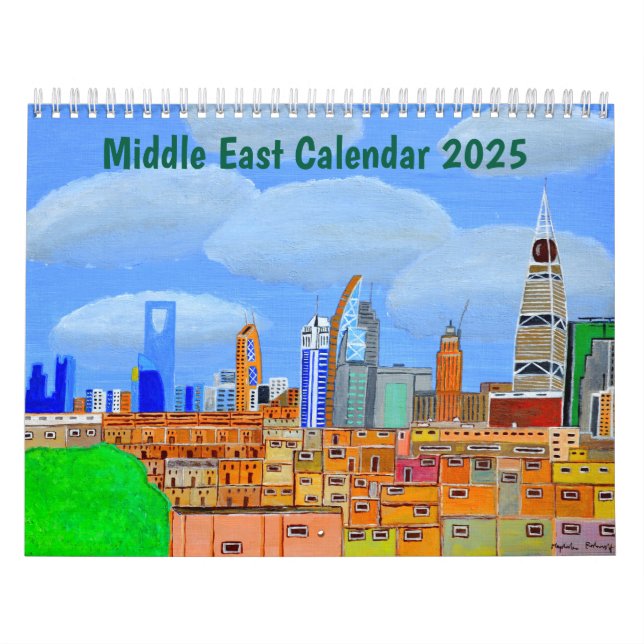 Calendrier Moyen-Orient 2025 (Protection)