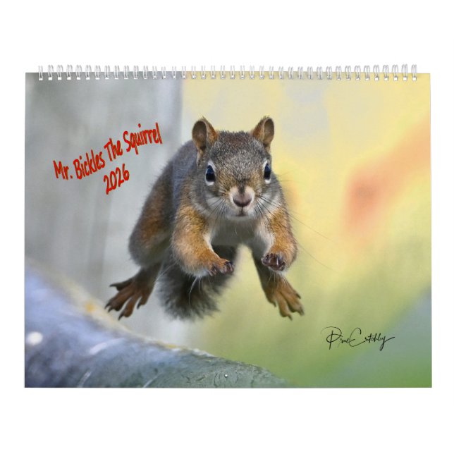 Calendrier Mr. Bickles The Squirrel 2026 calendar (Protection)
