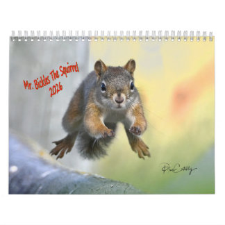 Calendrier Mr. Bickles The Squirrel - medium calendar two pag