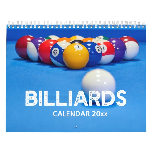 Calendrier Mur Billard (Protection)