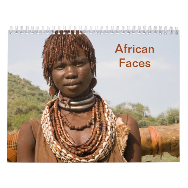 Calendrier Mur des visages africains (Protection)