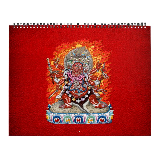 Calendrier Mural [100] Thangka tibétaine - Die furieuse Hayagriva (Protection)