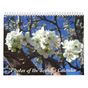 Calendrier Mural 12 Mois de Photos des Saisons, 10e édition