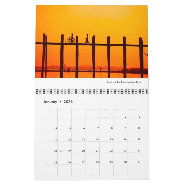 Calendrier Mural 2009 visions mondiales - customisées (Jan 2026)