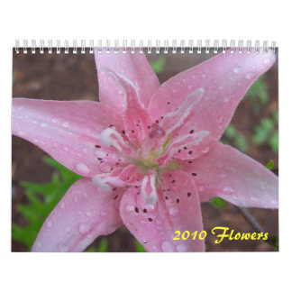 Calendrier Mural 2010 fleurs