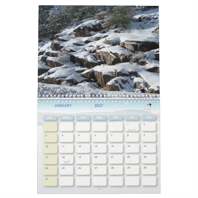 Calendrier mural 2011 (Jan 2027)