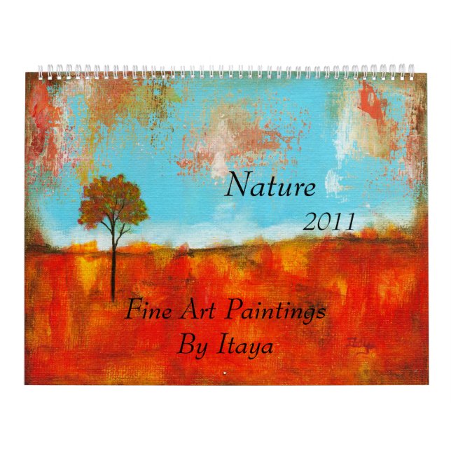 Calendrier Mural 2011 peintures de beaux-arts de nature de (Protection)