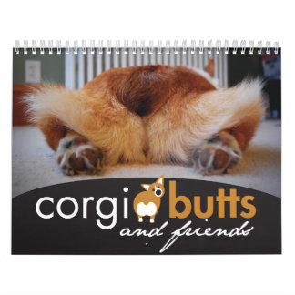 Calendrier mural 2012 Corgi Butts & Friends