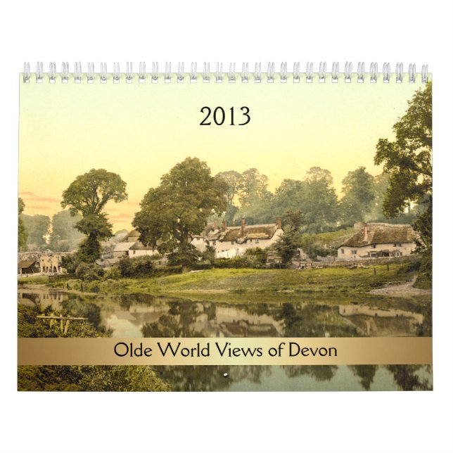 Calendrier Mural 2013 visions mondiales d'antan de Devon (Protection)