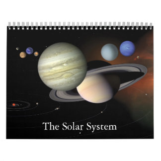 Calendrier mural 2016 du "Système solaire"