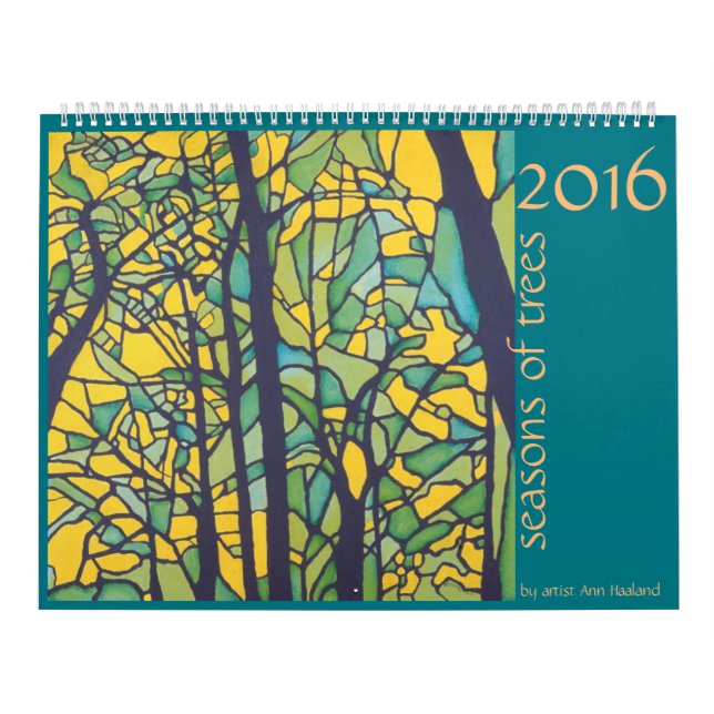 Calendrier Mural 2016 saisons des arbres (Protection)
