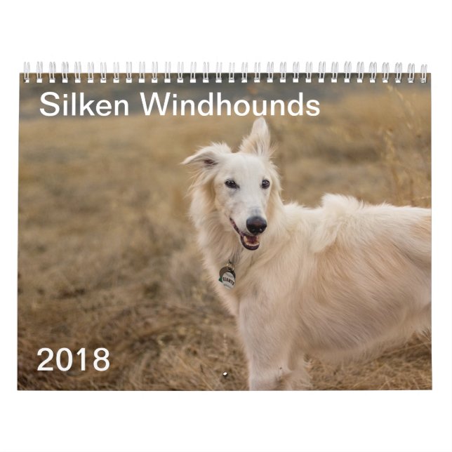Calendrier Mural 2018 Windhounds de soie (plein corps) 3 (Protection)