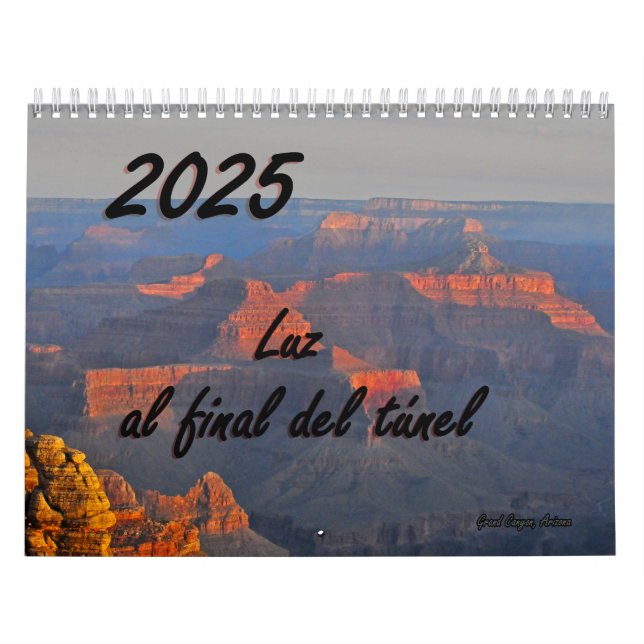 Calendrier mural 2025 avec Versets de la Bible esp (Protection)