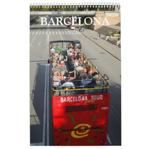 Calendrier Mural 24 mois Barcelone, Espagne