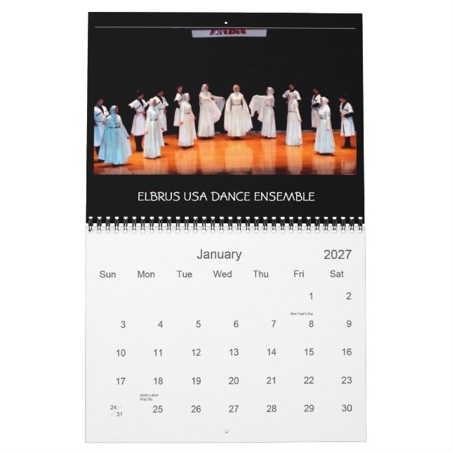 CALENDRIER MURAL AKBA (Jan 2027)