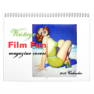 Calendrier Mural AMUSEMENT FILM vintage