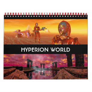 Calendrier Mural ANDROIDES, CYBORGS DE HYPERION WORLD 2017 Sci-Fi