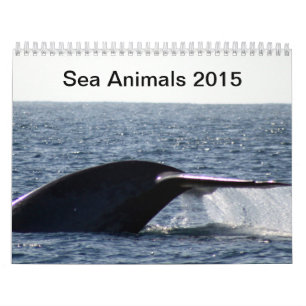 Calendrier Mural Animaux de mer 2015