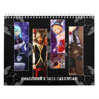 Calendrier Mural Anime 2012