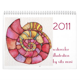 Calendrier Mural aquarelle