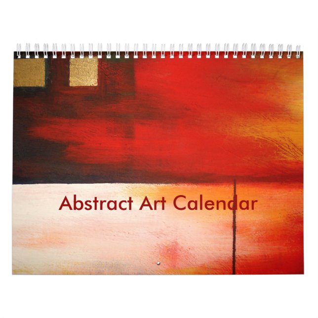 Calendrier Mural Art Abstrait (Protection)