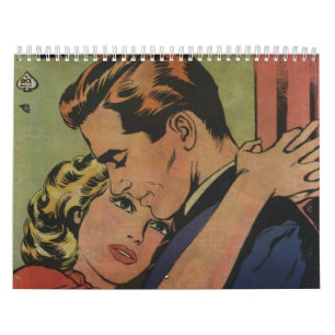Calendrier Mural Art comique d'âge d'or - tous les Romances