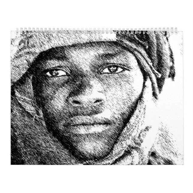 Calendrier Mural Art contemporain africain et art populaire (Protection)