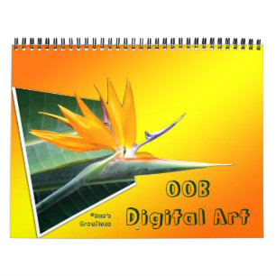 Calendrier Mural Art numérique 3D OOB