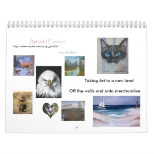 Calendrier Mural Art par Patty Gentile