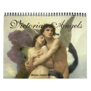 Calendrier Mural Art vintage, Anges de l'époque victorienne