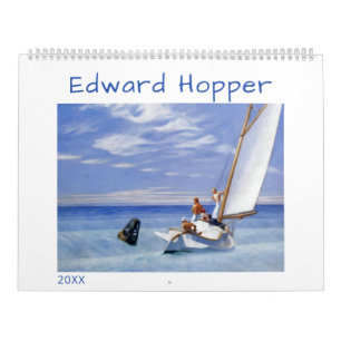 Calendrier mural artistique Edward Hopper