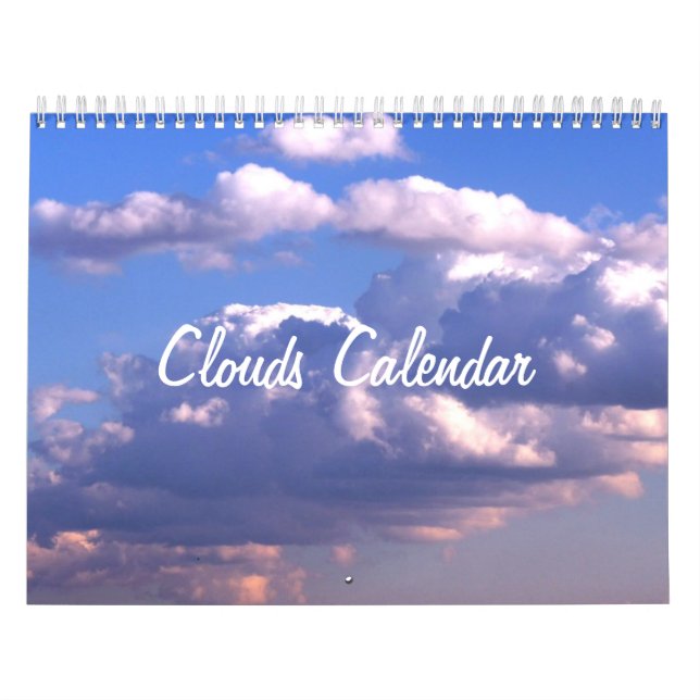 Calendrier mural avec nuages (Protection)