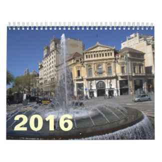 Calendrier Mural Barcelone 2016